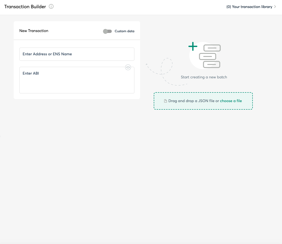 Governance Safe Creation process step 2